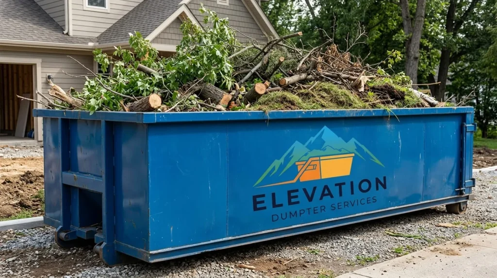 yard waste dumpster rental parker